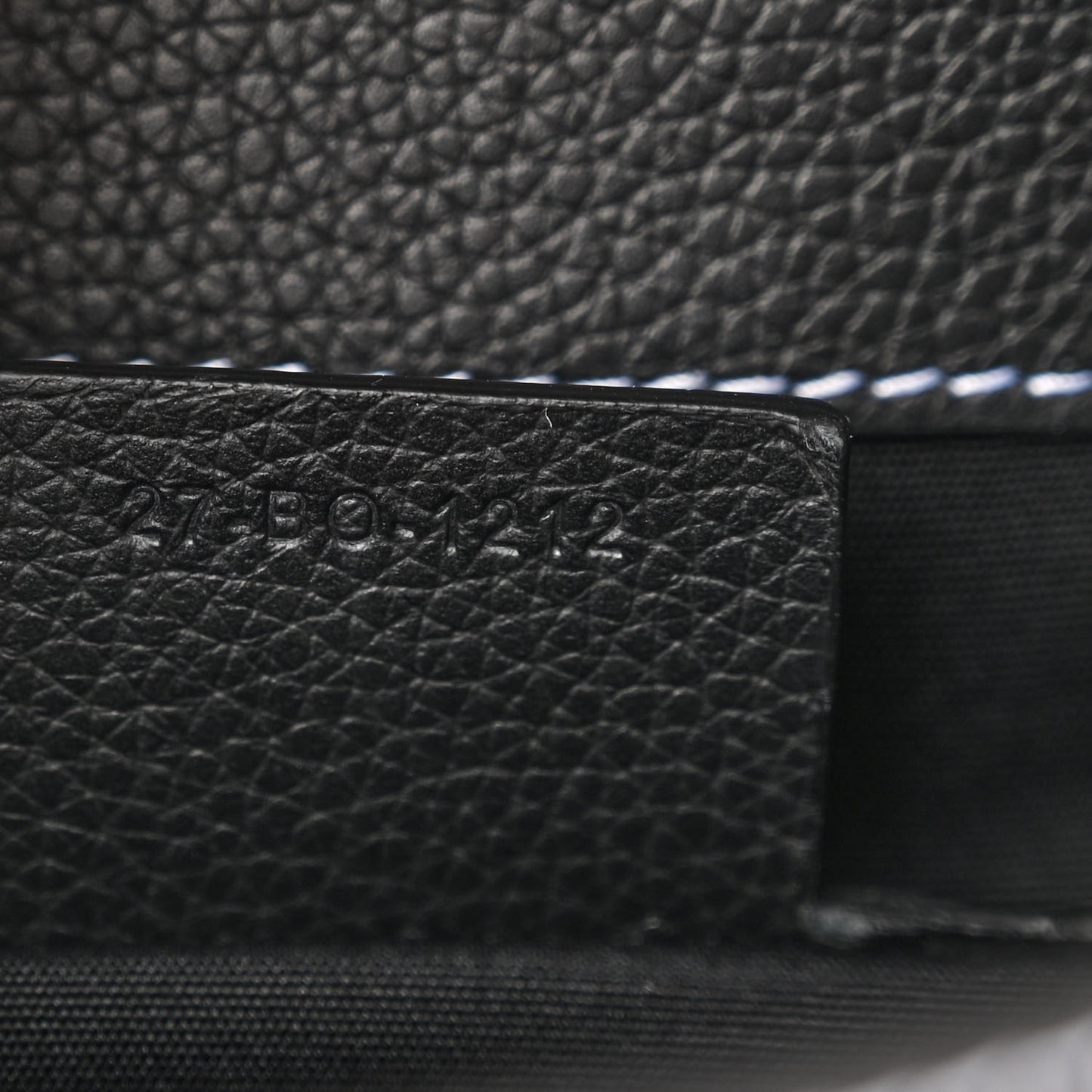 Calfskin Saddle Backpack Black