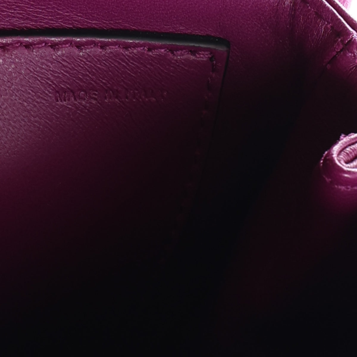 Nappa One Stud Chain Clutch Prune