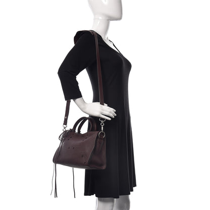 Balenciaga Veau Grana Perforated Blackout Hardware S City Rouge Acajou 2 of 10