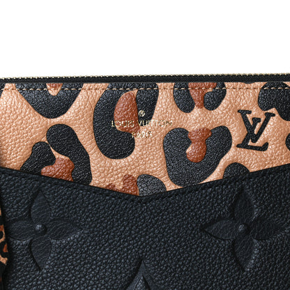 Louis Vuitton Empreinte Monogram Giant Wild at Heart Pochette Melanie MM Black 9 of 11