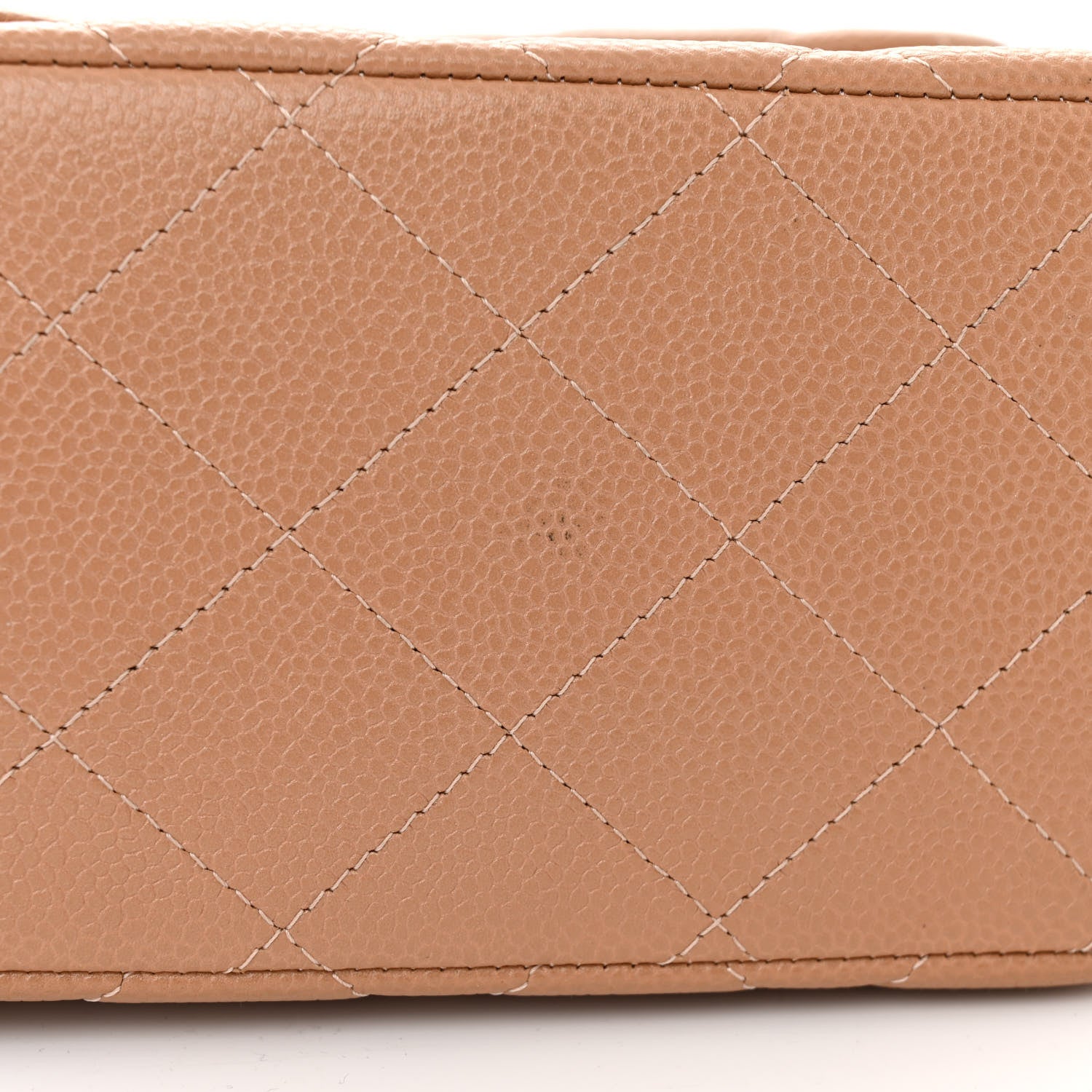 Chanel Caviar Quilted Jumbo Double Flap Beige 11 of 11