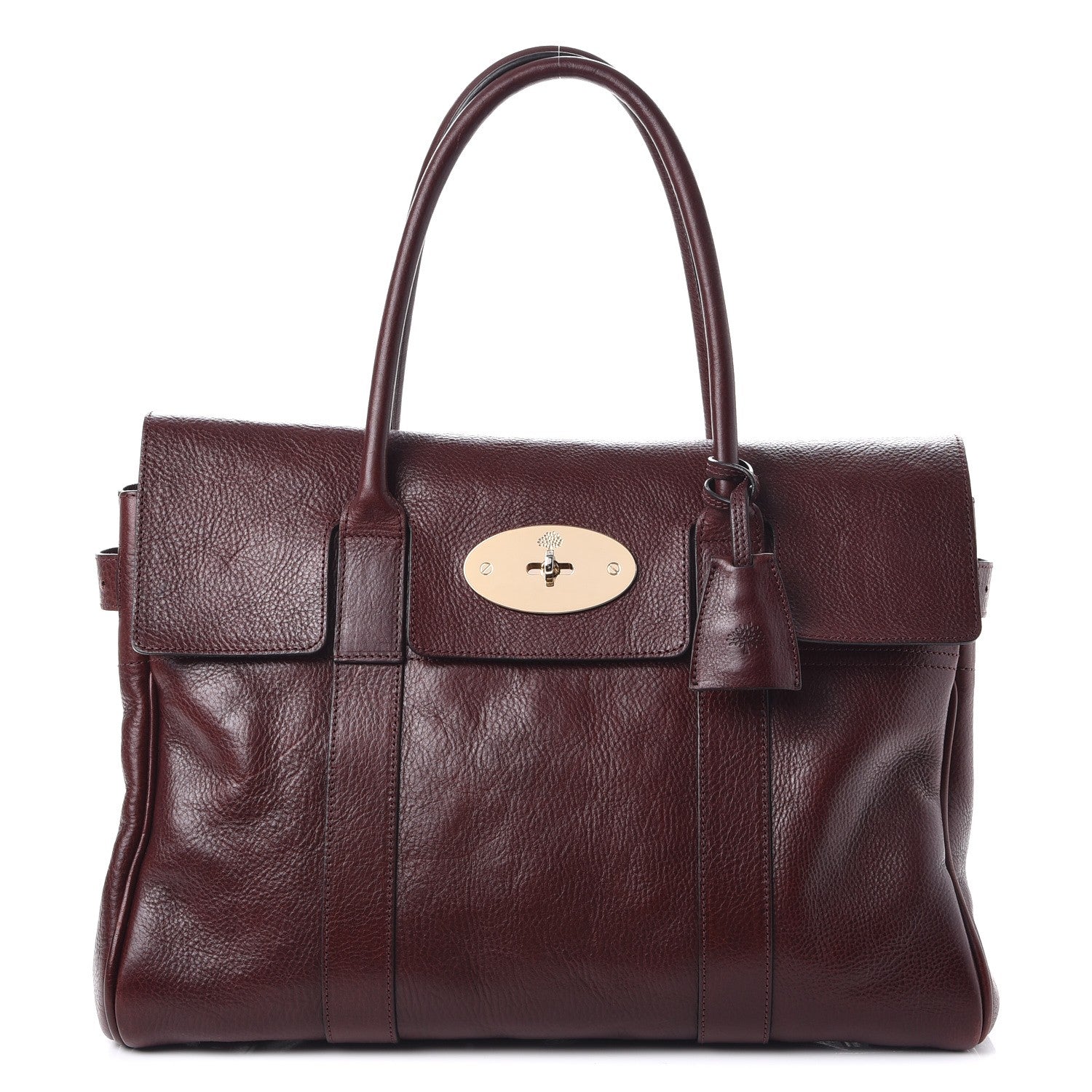 Mulberry Natural Leather Bayswater Oxblood 1 of 8