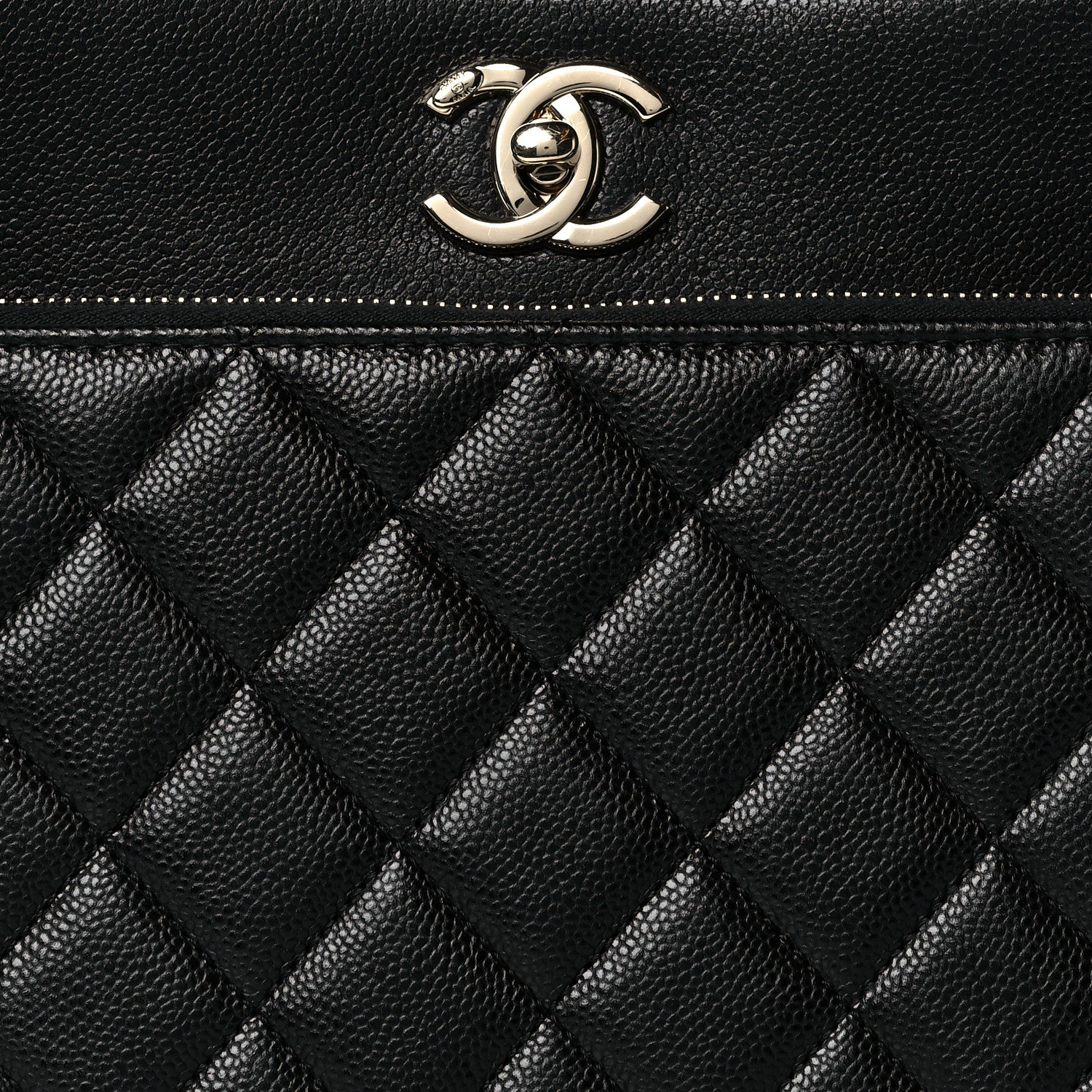 Chanel Caviar Quilted Small Business Affinity Shopping Bag Black 7 of 9
