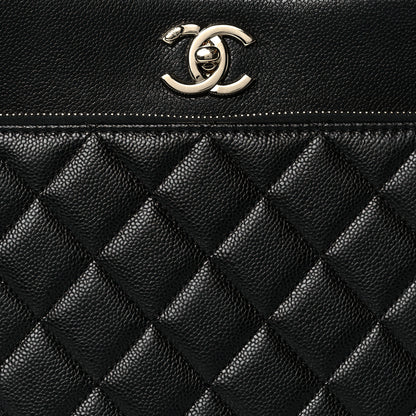 Chanel Caviar Quilted Small Business Affinity Shopping Bag Black 7 of 9