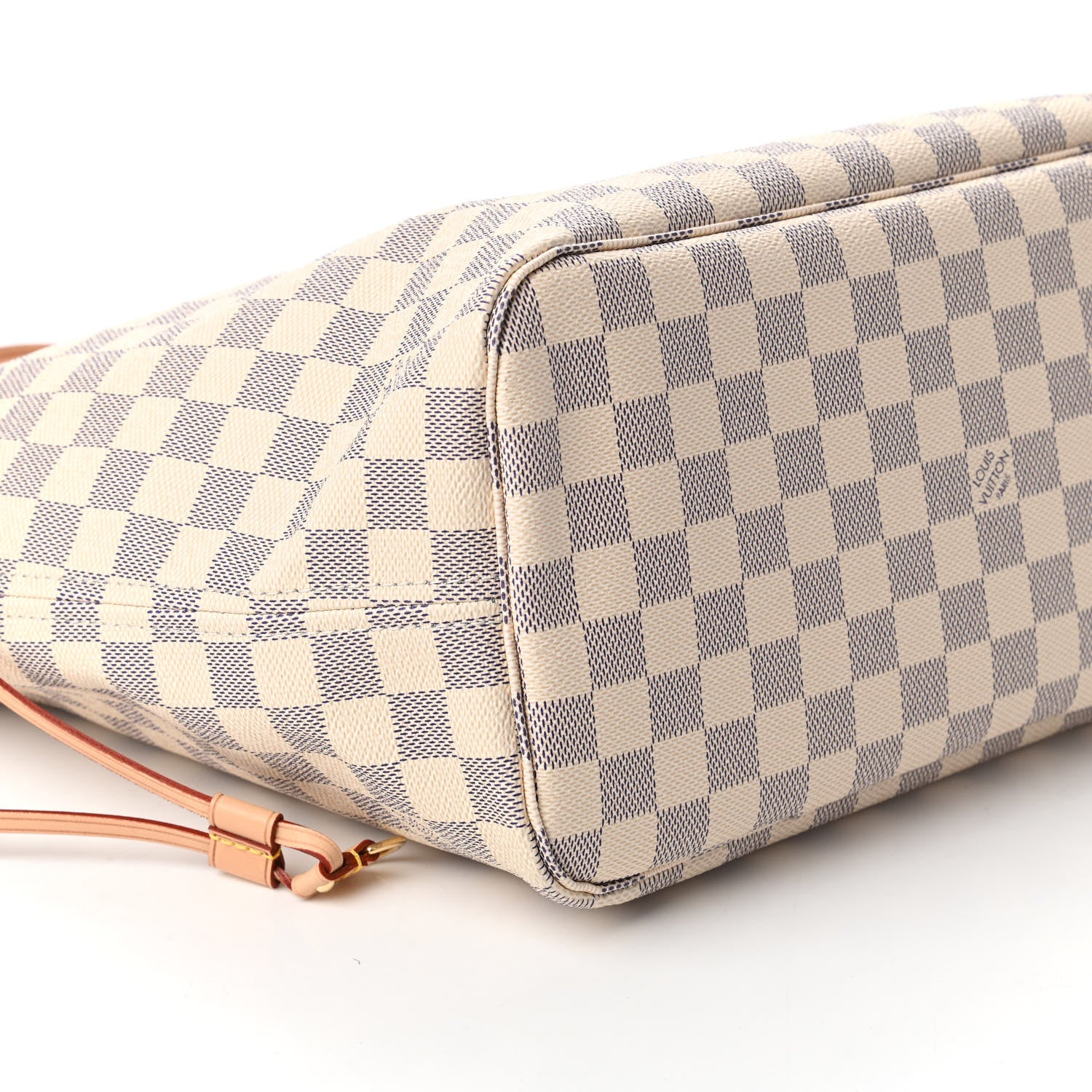 Louis Vuitton Damier Azur Neo Neverfull MM Rose Ballerine 6 of 9