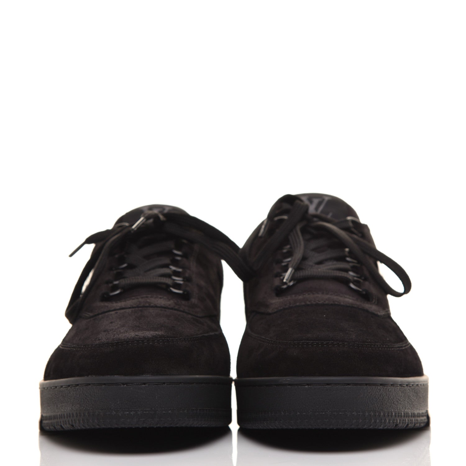 Louis Vuitton Suede Uniform Sneakers 9.5 Black 2 of 10