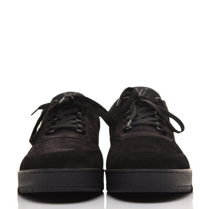 Louis Vuitton Suede Uniform Sneakers 9.5 Black 2 of 10