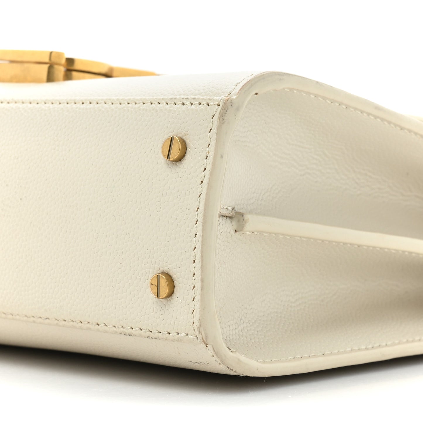 Grain de Poudre Mini Classic Monogram Cassandra Top Handle Crema Soft