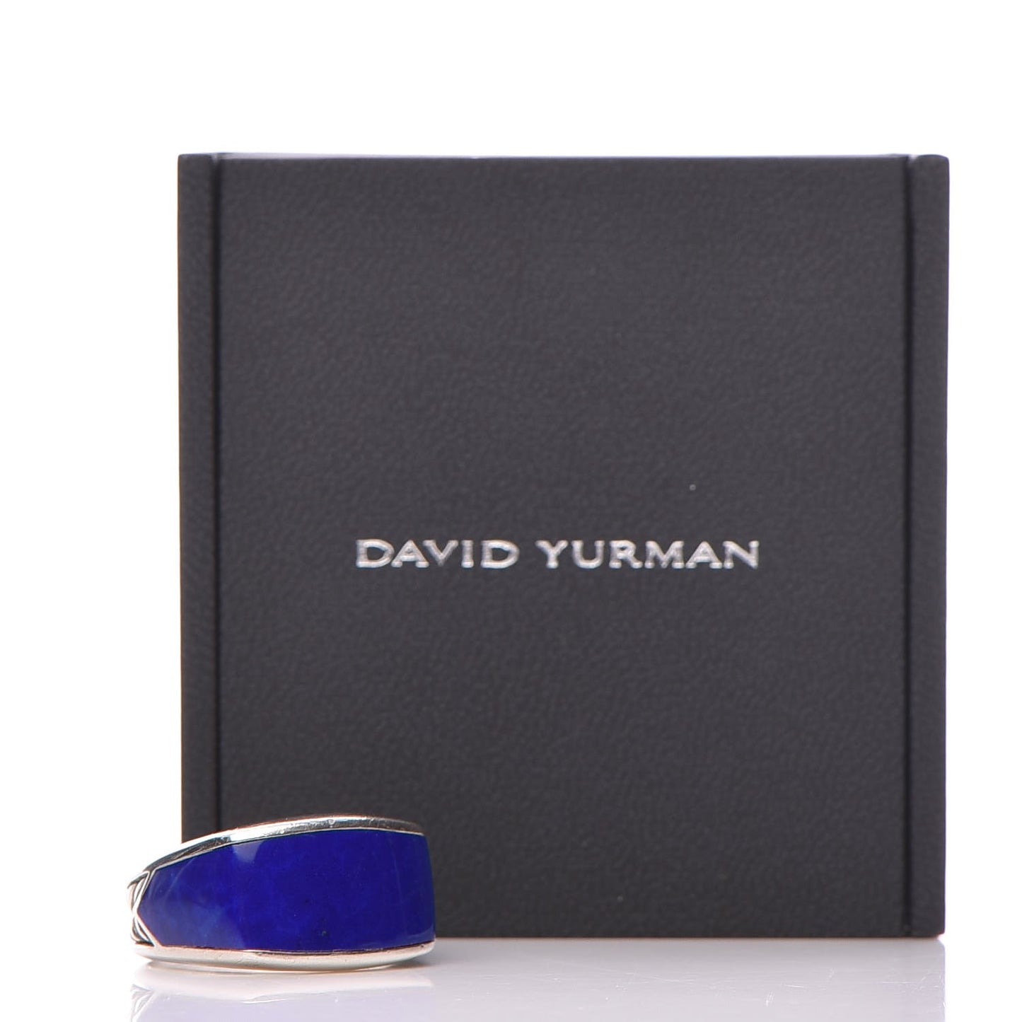 Mens Sterling Silver Lapis Lazuli Ring 59.5 9