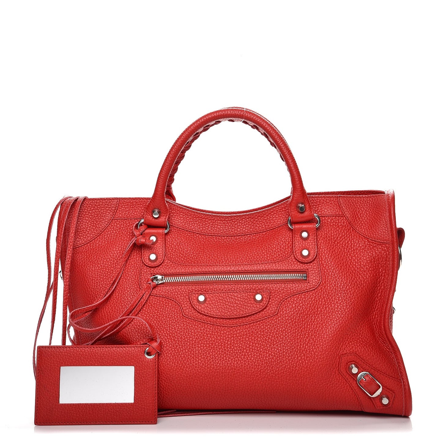 Vibrato Calfskin Classic Silver Hardware City Rouge Cerise
