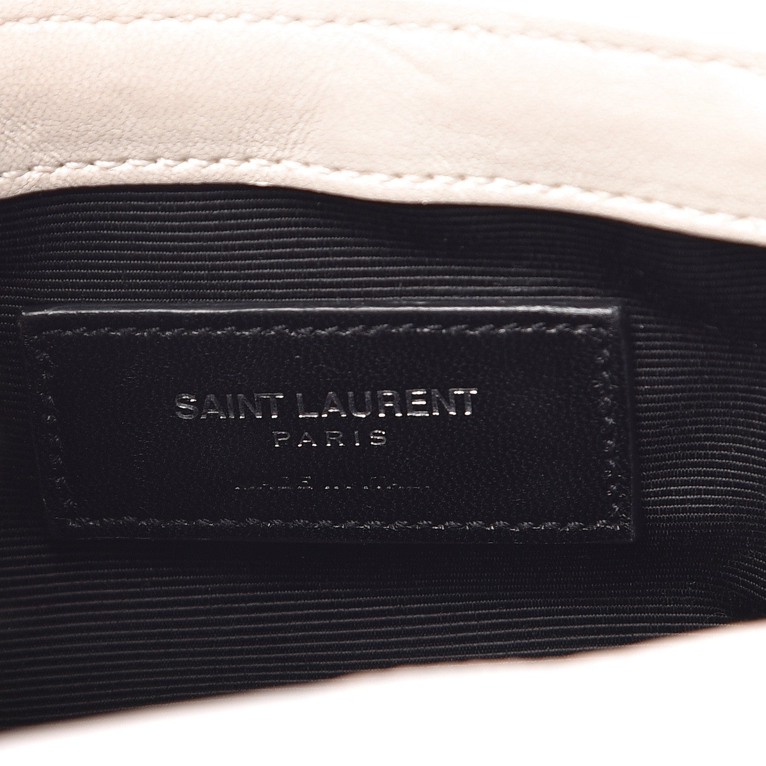 Saint Laurent Sheepskin Matelasse Monogram Classic Baby Chain Bag White 6 of 21