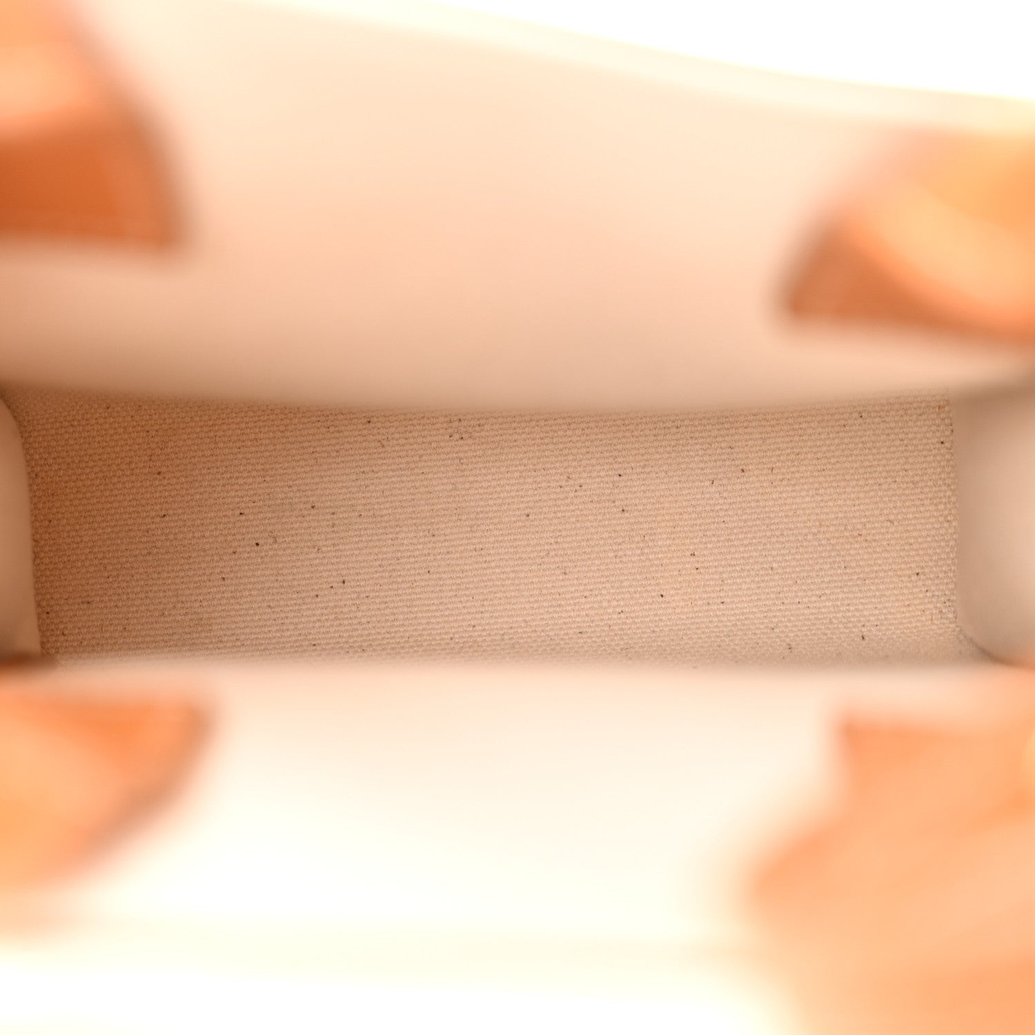 Celine Canvas Calfskin Mini Vertical Cabas Natural Tan 5 of 8