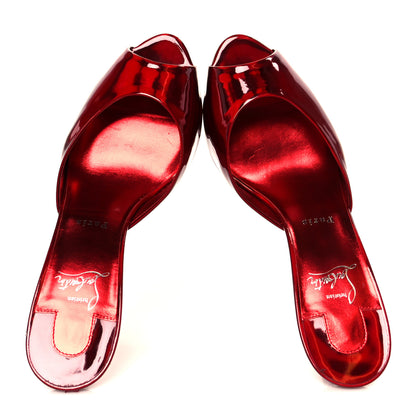 Christian Louboutin Patent Psychic Me Dolly 85 Sandals 41 Loubi 2 of 8