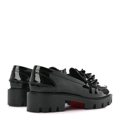 Christian Louboutin Patent Daisy Loafers 38 Black 4 of 9