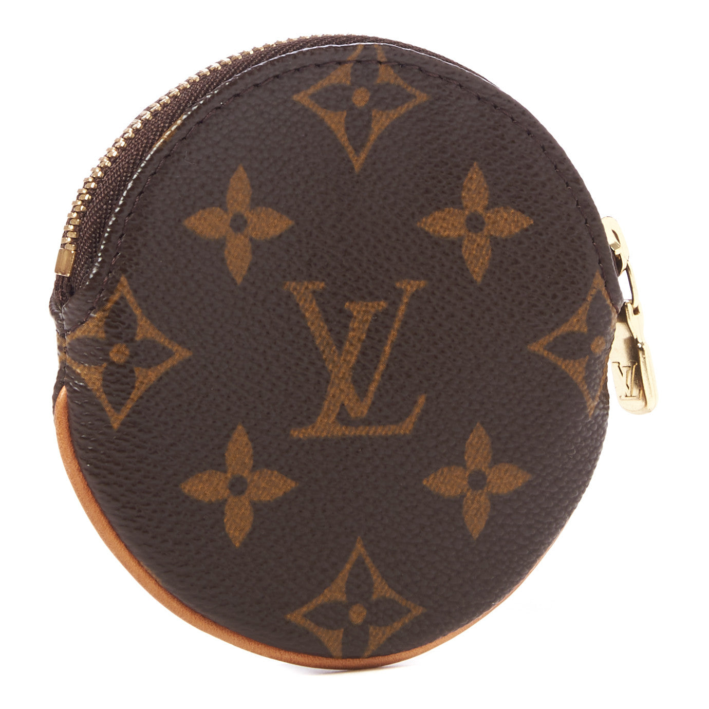 Monogram Round Coin Purse