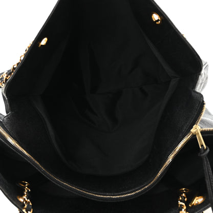 Chanel Caviar XL Weekender Bag Black 5 of 11