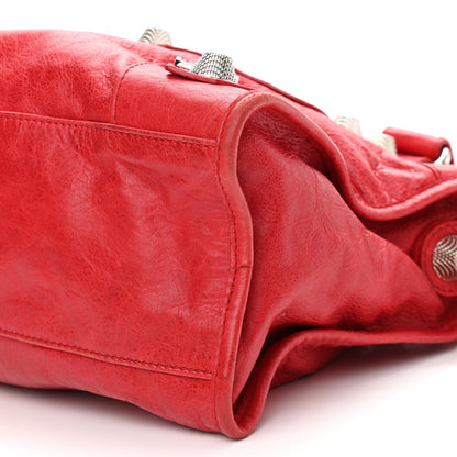 Balenciaga Agneau Giant 21 Silver Hardware City Rouge Coquelicot 10 of 17