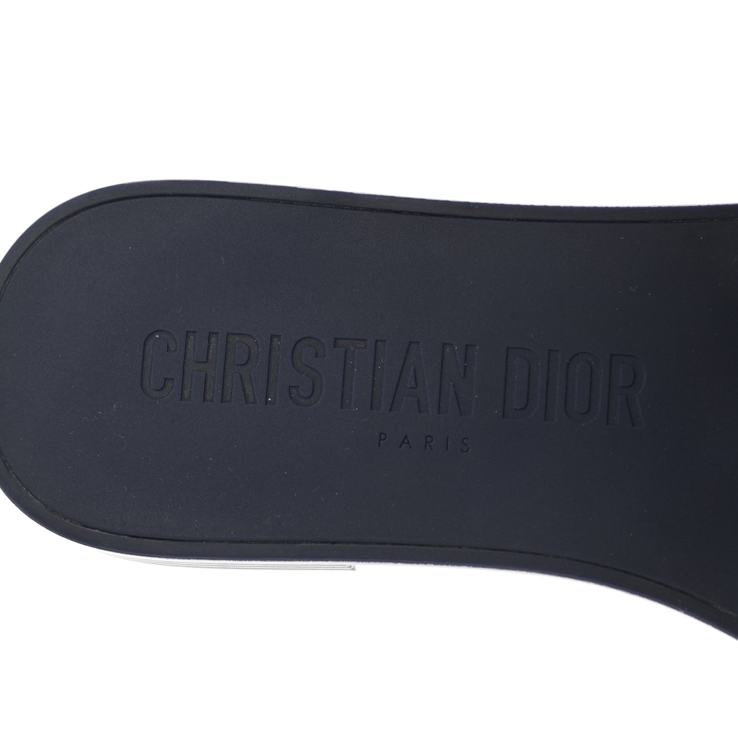 Technical Stretch Fabric Camouflage Dio(r)evolution Slide Sandals 38 Deep Blue