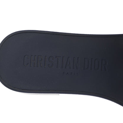 Christian Dior Technical Stretch Fabric Camouflage Dio(r)evolution Slide Sandals 38 Deep Blue 7 of 9