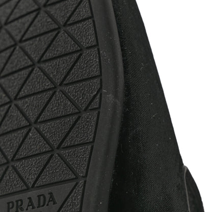 Prada Velvet Mens Slip On Loafers 8 Black 9 of 11