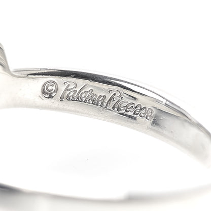 Tiffany Sterling Silver Paloma Picasso Loving Heart Ring 51 5.75 4 of 5