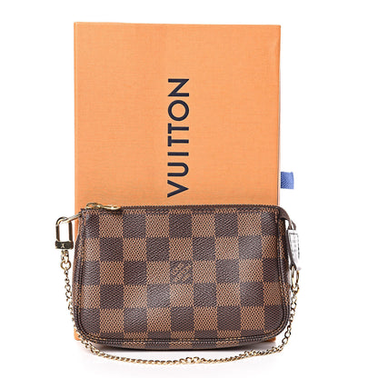 Louis Vuitton Damier Ebene Mini Pochette Accessories 8 of 8
