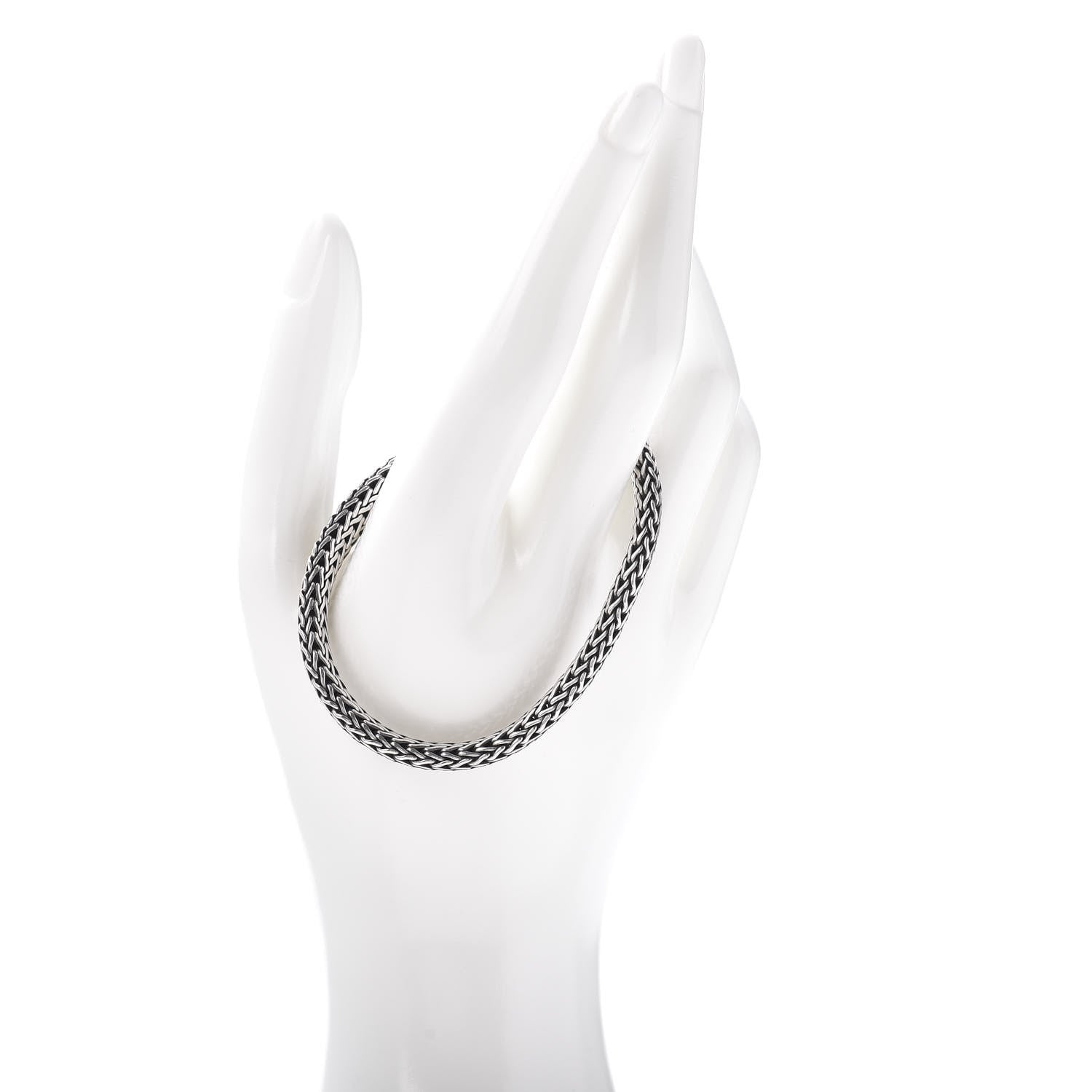 John Hardy Sterling Silver 18K Yellow Gold 6mm Jaisalmer Classic Chain Dot Bracelet 2 of 4