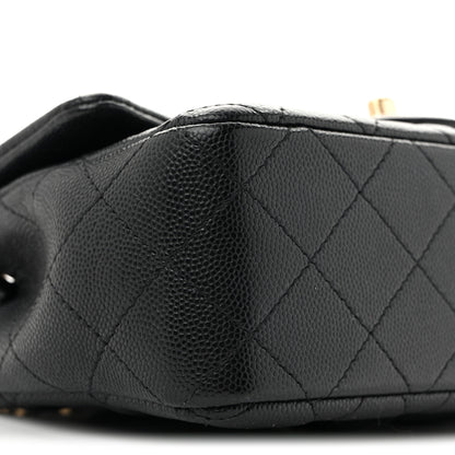 Chanel Caviar Quilted Mini Rectangular Flap Black 9 of 12