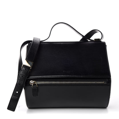 Givenchy Textured Calfskin Medium Pandora Box Crossbody Bag Black 1 of 15