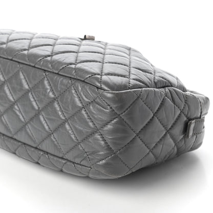 Chanel Aged Calfskin Quilted Medium Reissue Camera Case Grey 7 of 10