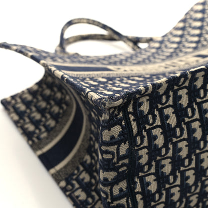Christian Dior Oblique Large Book Tote Blue Multicolor 9 of 12