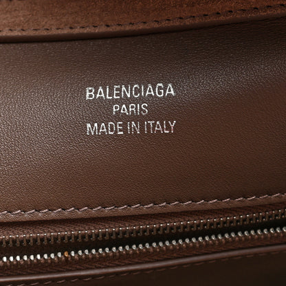 Balenciaga Waxed Suede Small Rodeo Top Handle Handbag Beige 6 of 10
