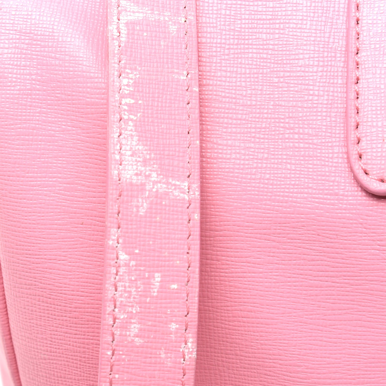 Versace Saffiano Calfskin Palazzo Duffle Bag Light Pink 9 of 12