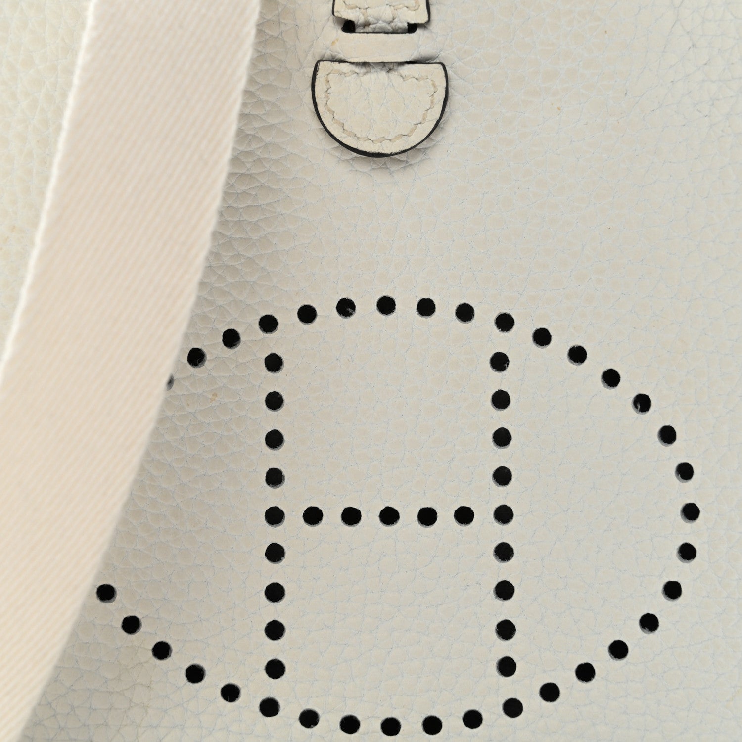 Hermes Taurillon Clemence Amazone Evelyne TPM New White 8 of 12