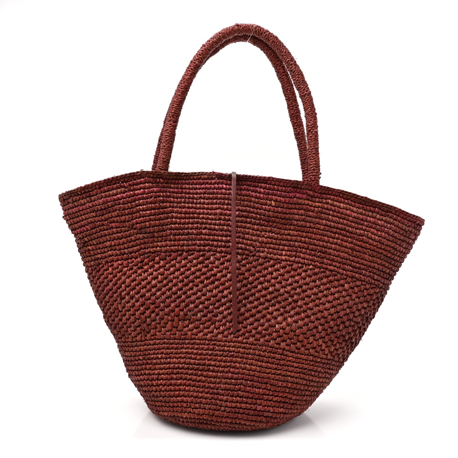 The Row Raffia Emilie Tote Bag Mocha 1 of 8