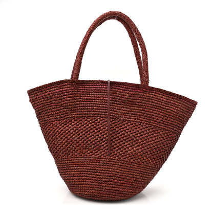 The Row Raffia Emilie Tote Bag Mocha 1 of 8