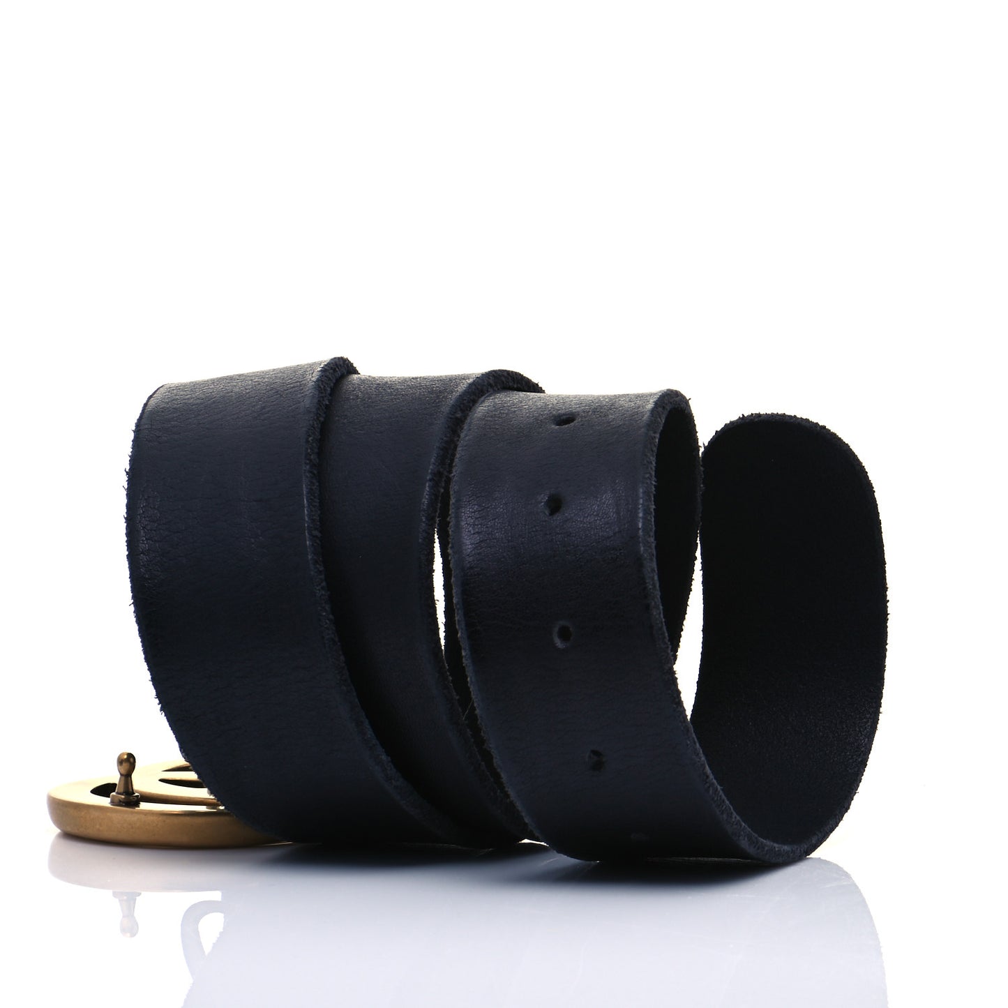 Faded Calfskin Double G 40mm Belt 80 32 Blue