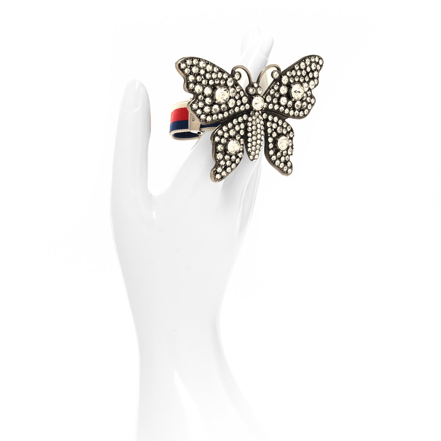 Web Crystal Butterfly Bracelet