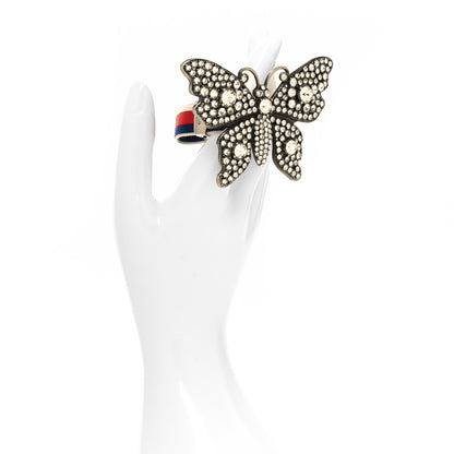 Gucci Web Crystal Butterfly Bracelet 2 of 5