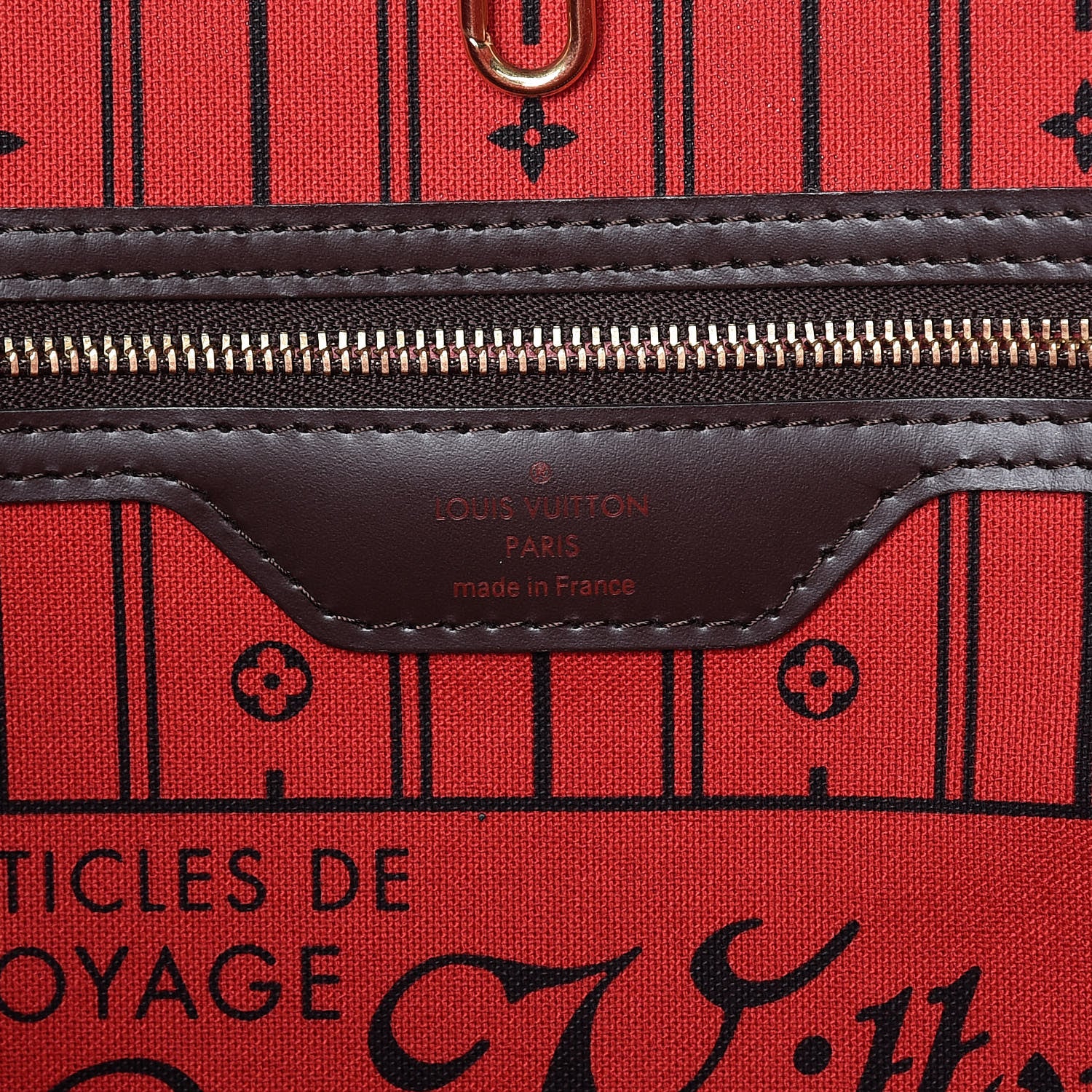 Louis Vuitton Damier Ebene Neverfull GM 6 of 11