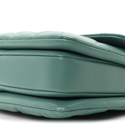 Chanel Lambskin Quilted Small Trendy CC Flap Dual Handle Bag Light Green 10 of 11