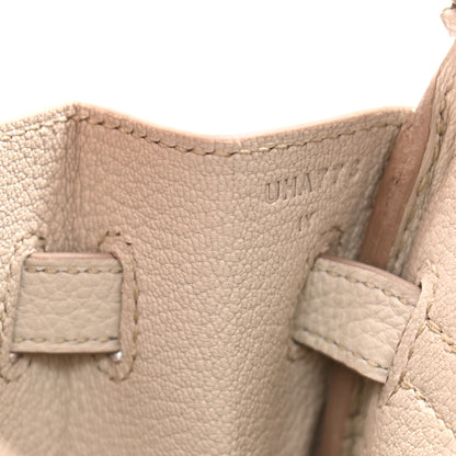Hermes Togo Birkin 25 Beton 7 of 11