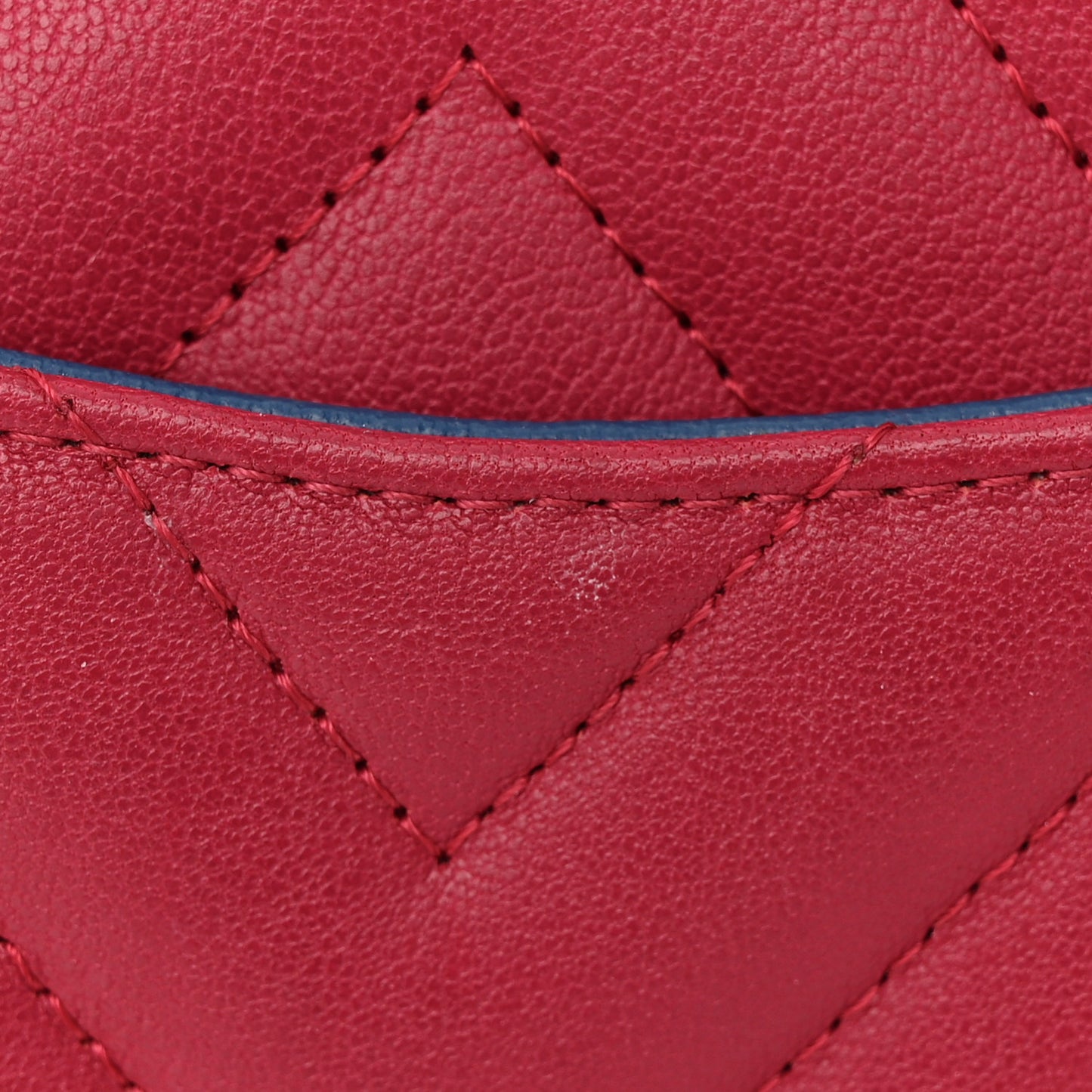 Sheepskin Chevron Quilted 2.55 Reissue 225 Flap Dark Pink