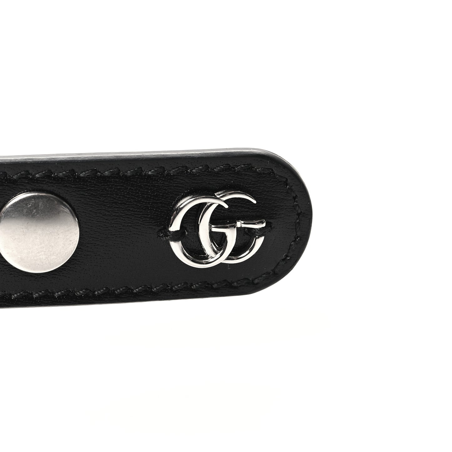Calfskin Slim Studded Belt 85 34 Black