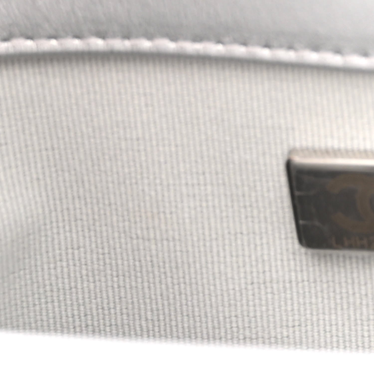 Chanel Metallic Lambskin Quilted Mini Maxi CC Flap Argent 6 of 10