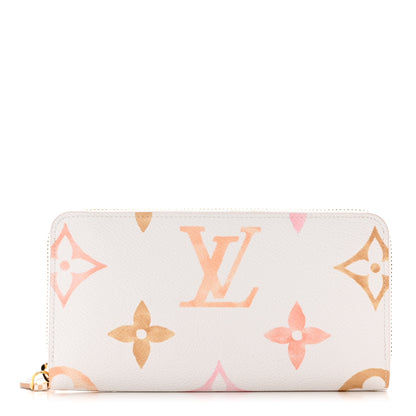 Louis Vuitton Monogram Resort Zippy Wallet Beige 1 of 7