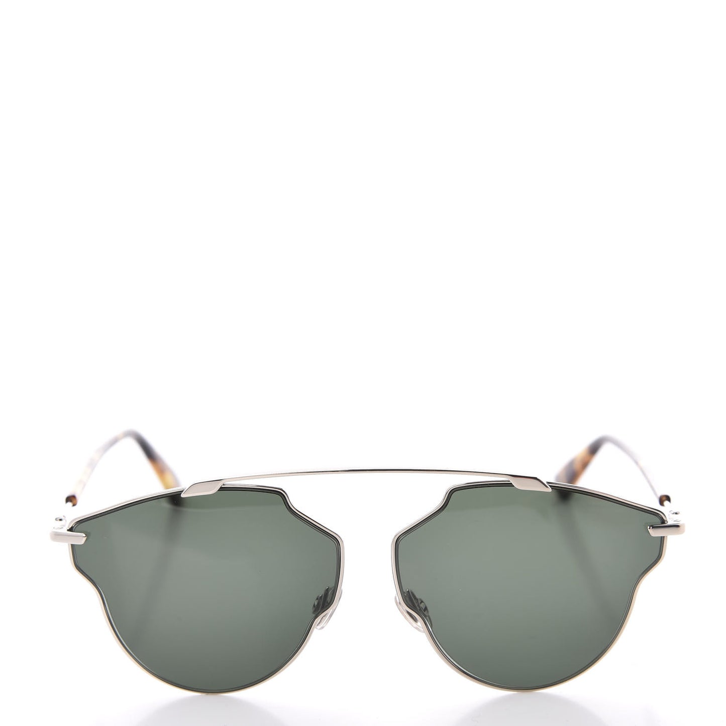 Metal So Real Pop Sunglasses Green Havana