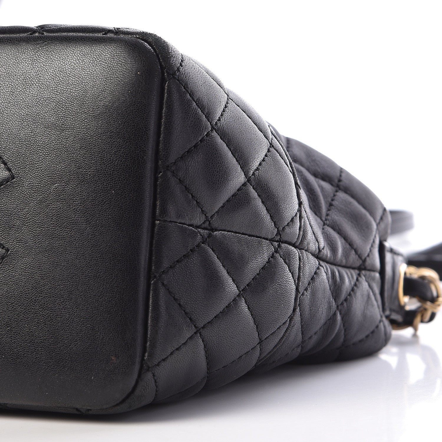 Chanel Lambskin Quilted Small Hobo Black 16 of 20