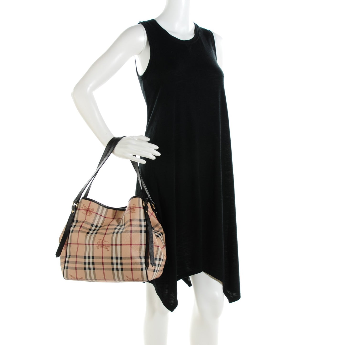 Haymarket Check Small Canterbury Tote Chocolate