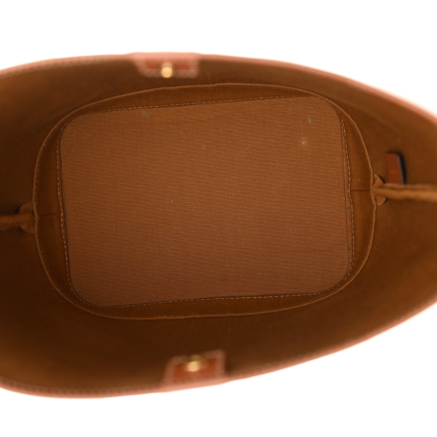 Celine Triomphe Canvas Calfskin Small Bucket Bag Tan 4 of 11